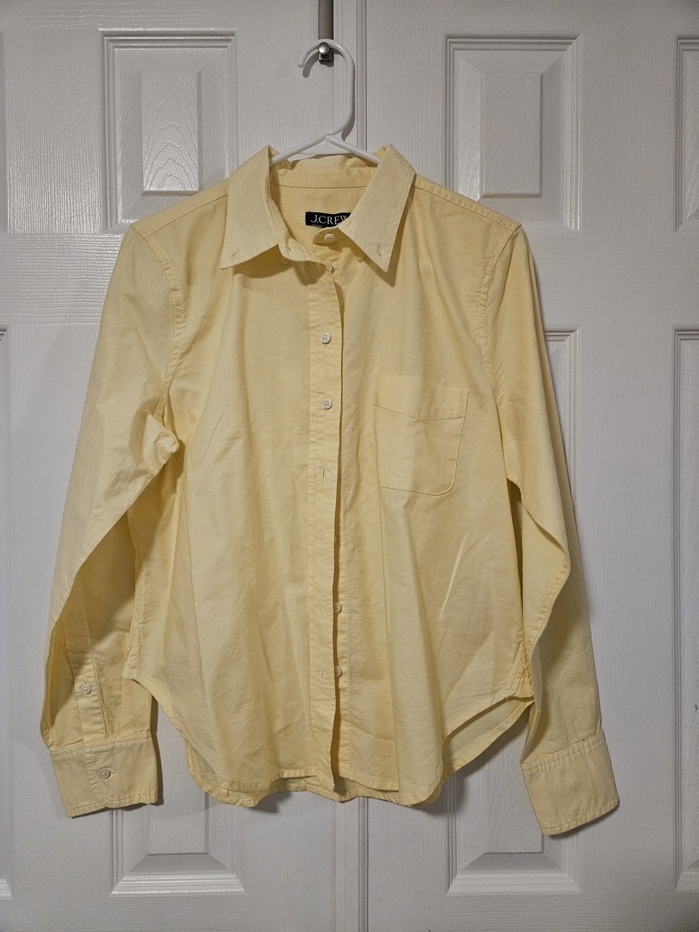 J. Crew Pale Yellow Men's Button-Down Shirt